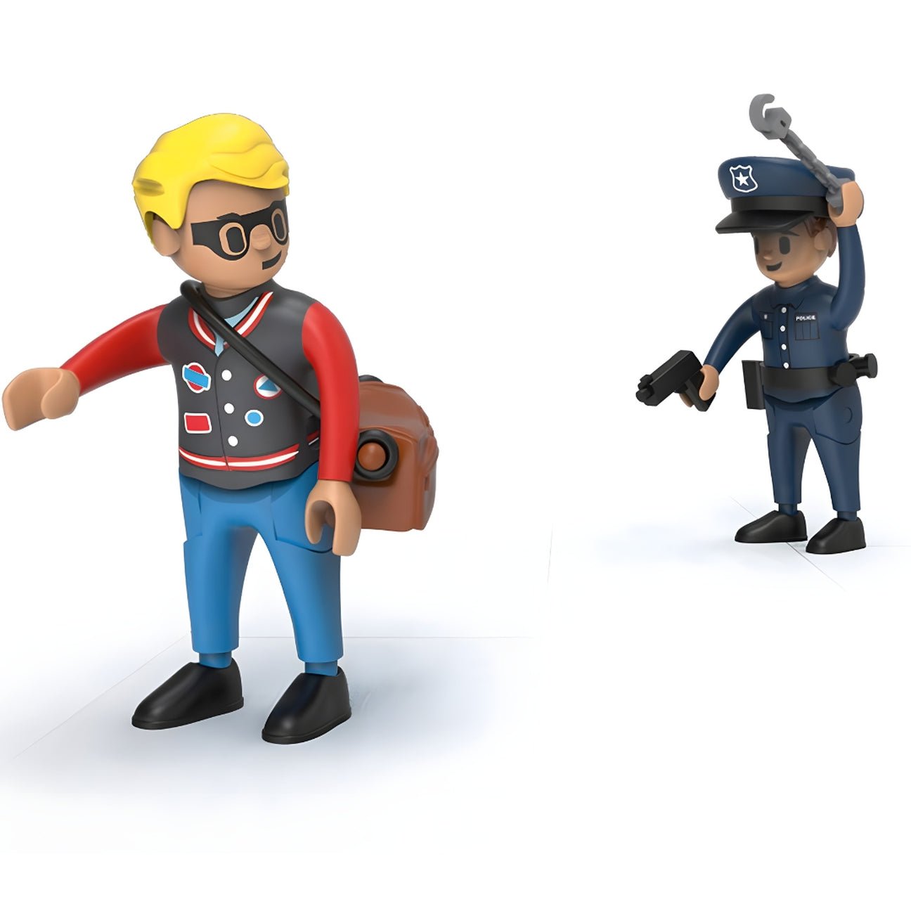 Playtive "Polizist und Dieb" (Police and Thief) toy set.