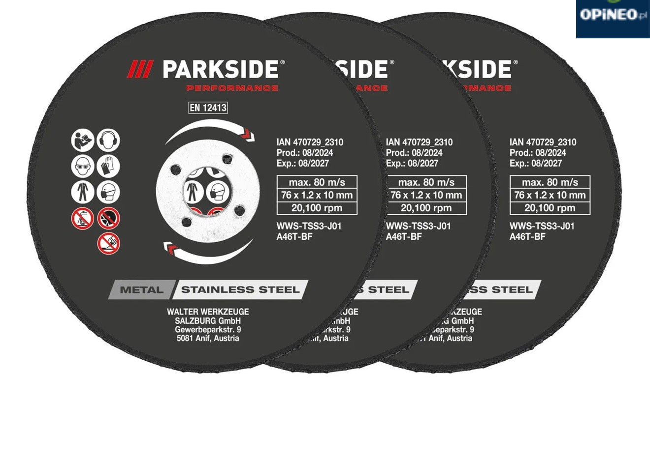 Parkside Performance Metal Cutting Disc