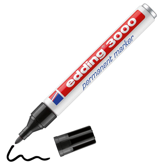 Edding 3000 Permanent Marker in black.