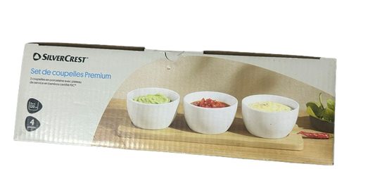 SilverCrest 3-Piece Premium Dip Bowl