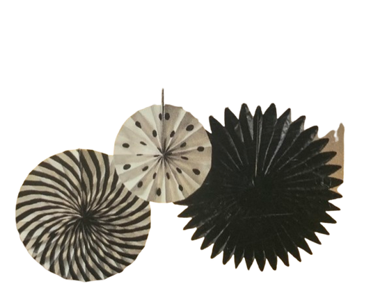 Livarno Home 3-Piece New Year’s Decorative Paper Fan