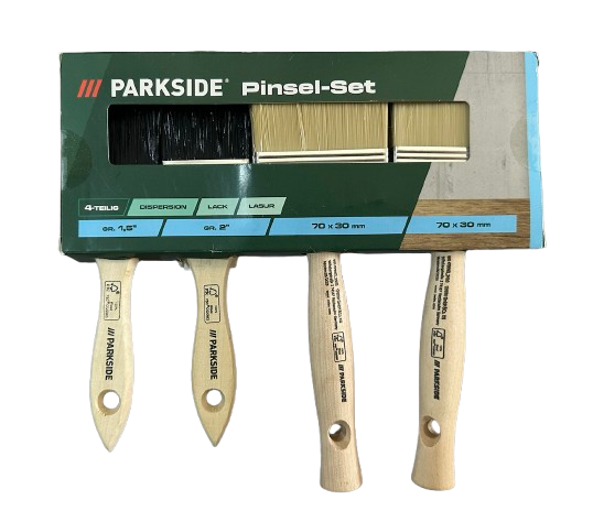 Parkside 4-piece Paint Brush Set