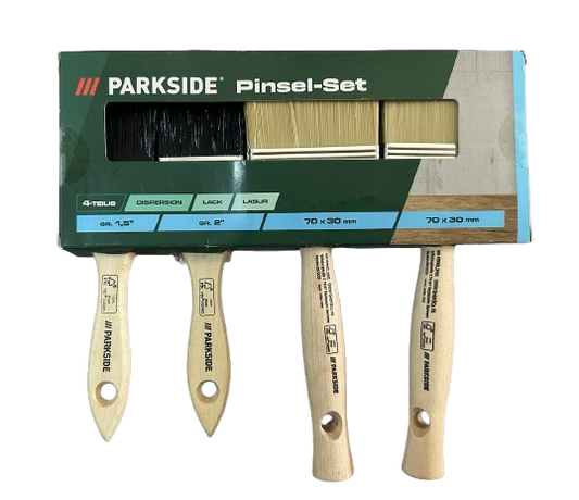 Parkside 4-piece Paint Brush Set
